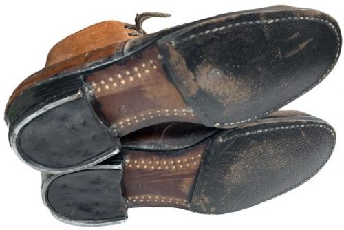 Кожаные ботинки Вермахта.