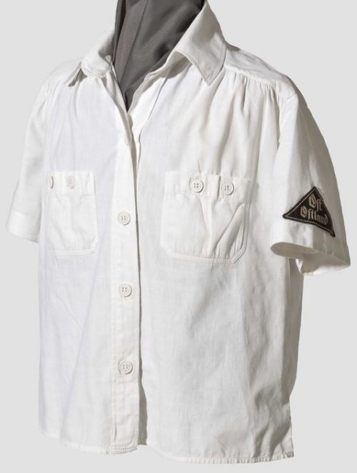 Белая блуза BDM.