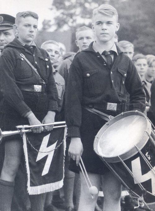 Курсанты школы руководства Гитлерюгенд во Флото. 1938 г.