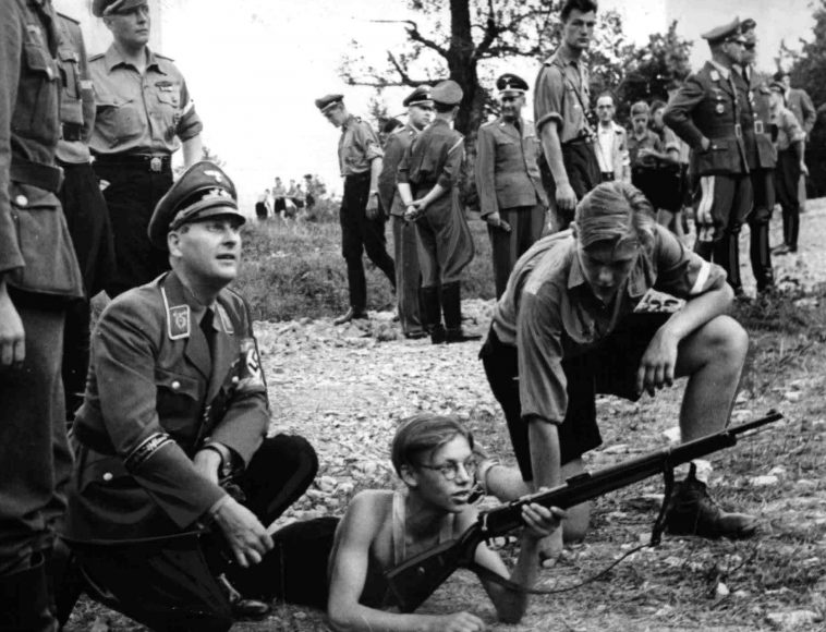 Тренировочный лагерь Гитлерюгенд. 1939 г.