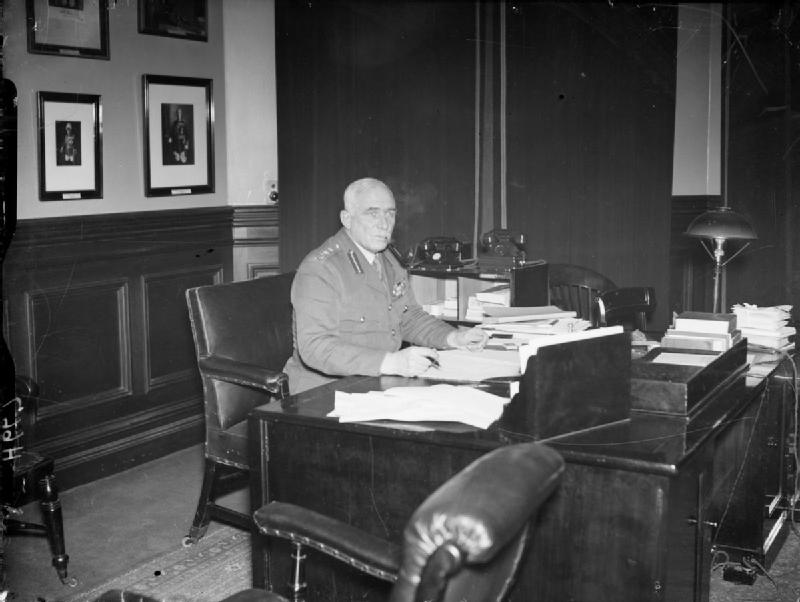 Генерал сэр Уильям Эдмунд Айронсайд, начальник имперского генерального штаба. 1939 г.