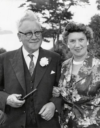 Герберт Моррисон с супругой. 1950 г.