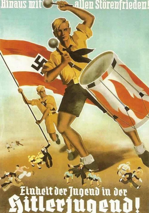 Прпагандистские плакаты Гитлерюгенд.