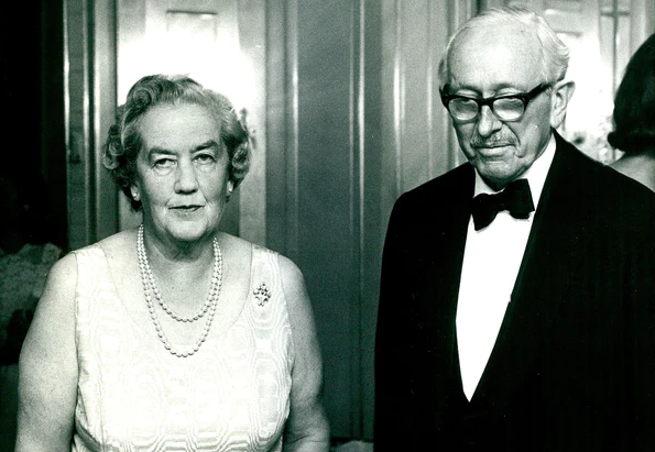 Гаскойн-Сесил с супругой. 1970 г. 