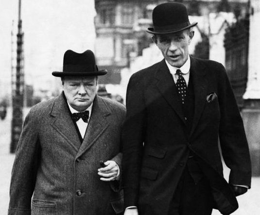 Галифакс и Уинстон Черчилль. 1938 г. 