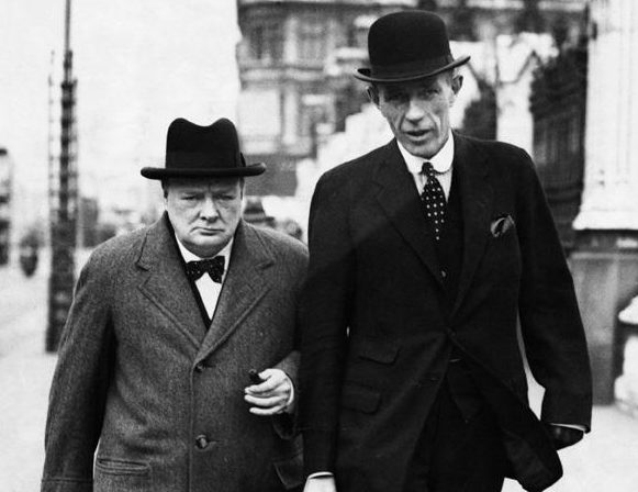 Черчилль и лорд Галифакс. 1938 г. 