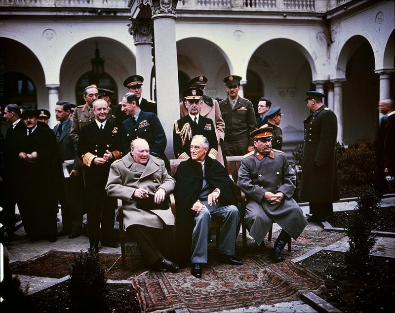Алан Брук на Ялтинской конференции. 1945 г.