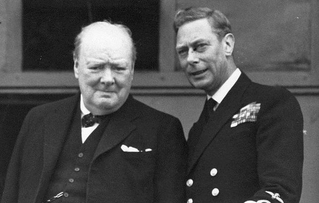 Уинстон Черчилль и король Георг VI. 1942 г. 
