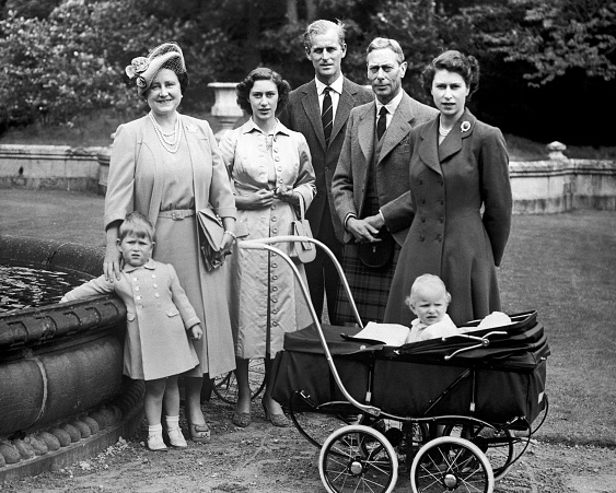 Король Георг VI и королева Елизавета. 1951 г. 