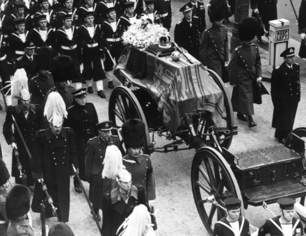 Похороны Георга VI. 1952 г. 