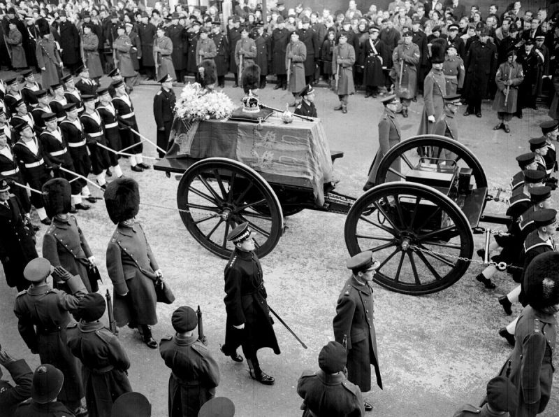 Похороны Георга VI. 1952 г.