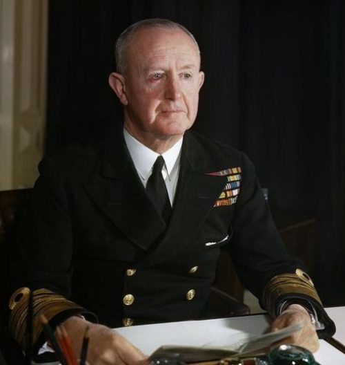Адмирал флота сэр Эндрю Браун Каннингем. 1944 г.