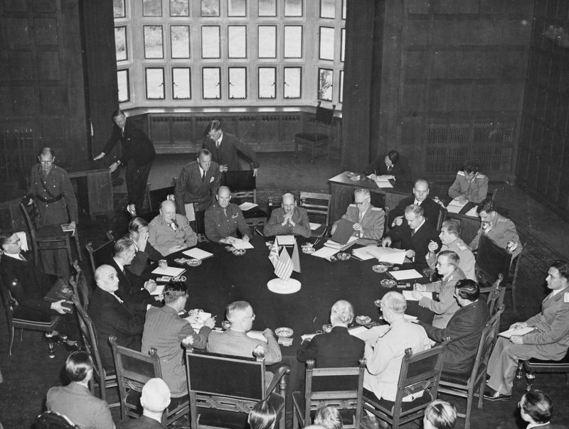 Энтони Иден на Потсдамской конференции. 1945 г.