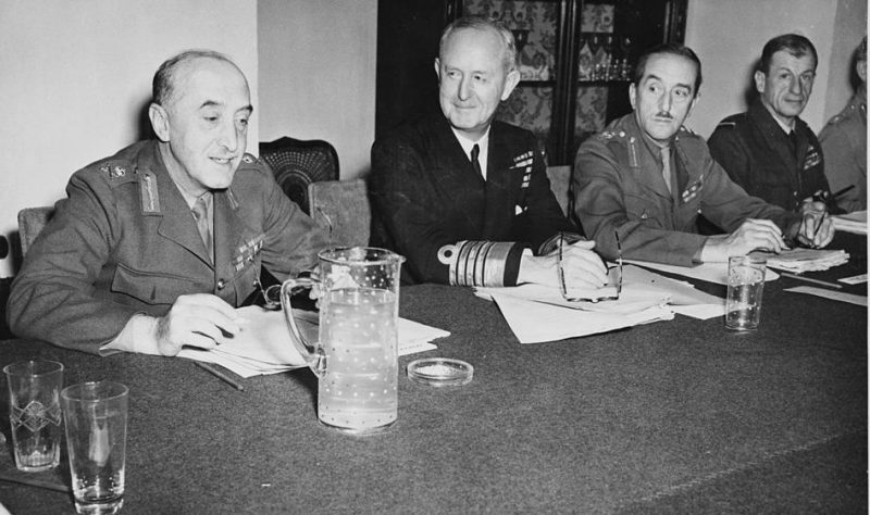 Эндрю Каннингем на Потсдамской конференции. 1945 г.