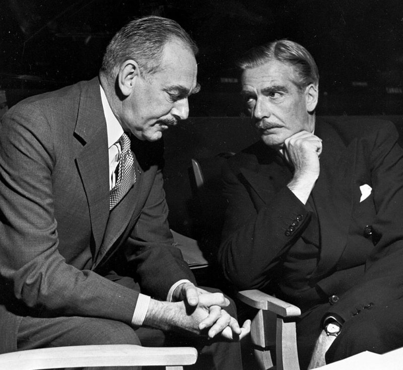 Дин Ачесон с А. Иденом. 1948 г.