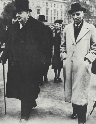 Джавахарлал Неру с Уинстоном Черчиллем, Лондон, 1948 г.