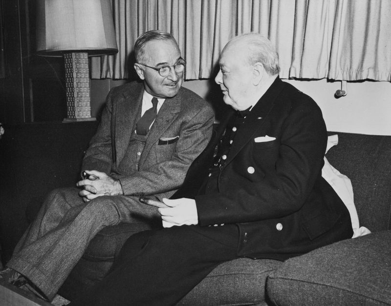 Трумэн и Черчилль. 1952 г.