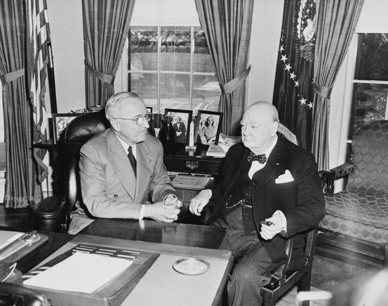Трумэн и Черчилль. 1952 г.