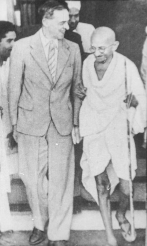 Ганди и сэр Стаффорд Криппс. 1942 г.