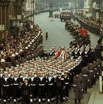 Похороны Уинстона Черчилля. 1965 г. 