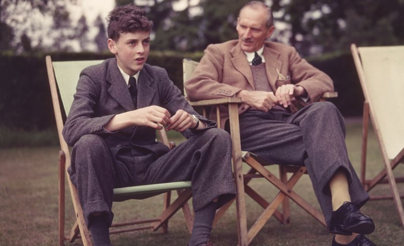 Монтгомери со своим сыном. 1943 г.