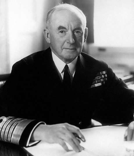 Адмирал флота сэр Дадли Паунд. 1939 г. 