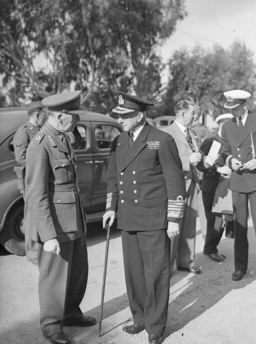 Встреча сэра Дадли Паунда и сэра Джона Дилла. Северная Африка, 1943 г.