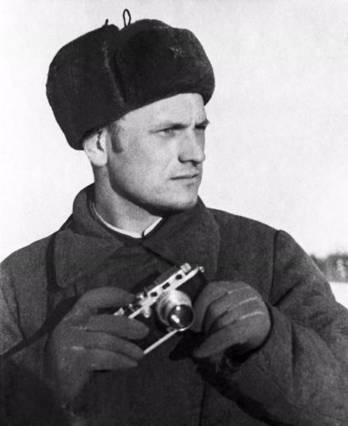 Военный фотокорреспондент Виктор Кондратьев. Московская область, 1941 г.