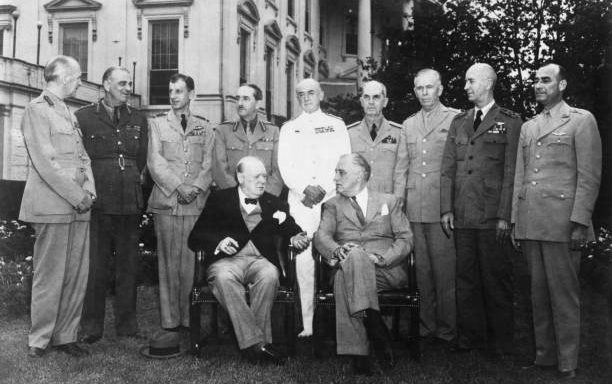 Чарльз Портал на конференции в Белом доме. 1943 г. 