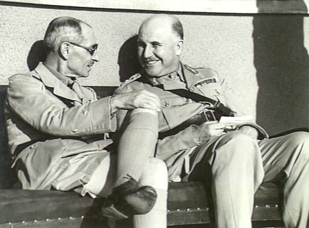 Генерал Уилсон и генерал Катру. 1941 г.