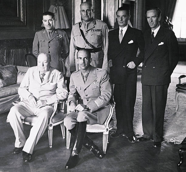 Генри Мейтленд Уилсон с Черчиллем в Риме. 1944 г.