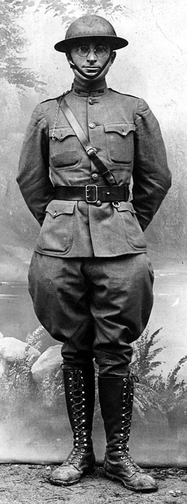 Гарри С. Трумэна во Франции во время Первой мировой войны.1918 г. 