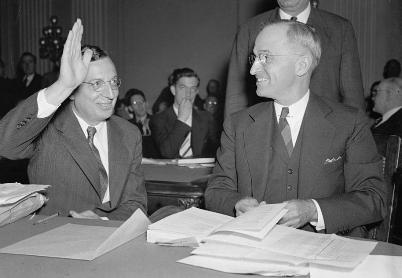 Макс Ловенталь и сенатор Гарри Трумэн. 1938 г.