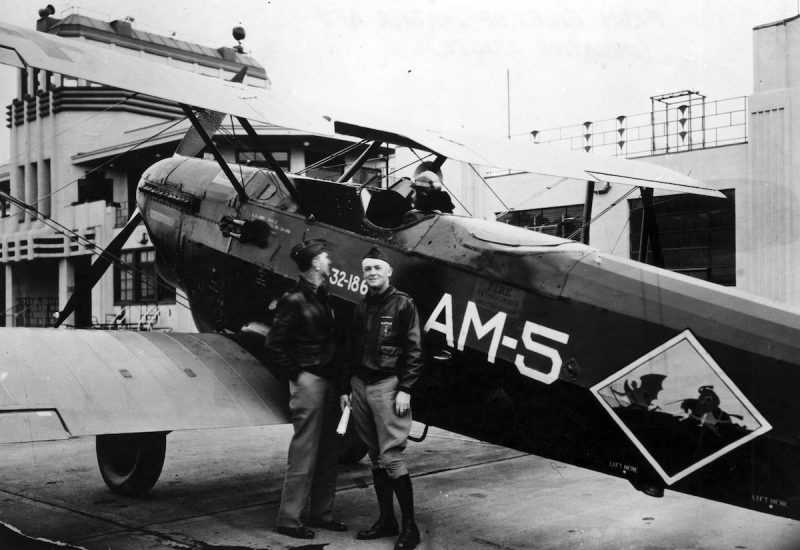 Майор Генри Х. Арнольд из 91-й наблюдательной эскадрильи на базе ВВС Мазер. 1925 г.