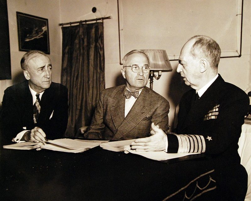 Джеймс Ф. Бирнс на Потсдамской конференции. 1945 г.