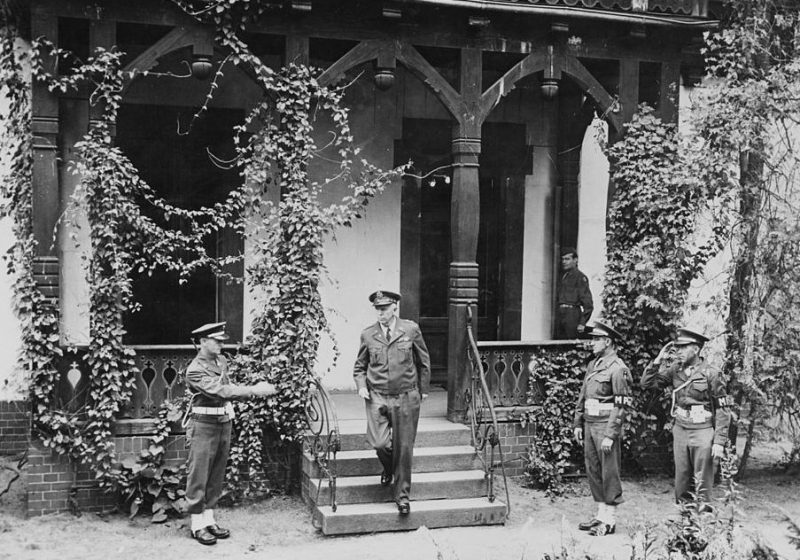 Джордж Маршалл на Потсдамской конференции. 1945 г.
