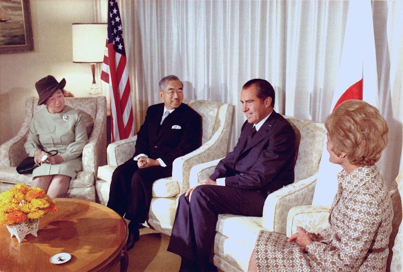 Император Хирохито и Ричард М. Никсон. 1971 г.