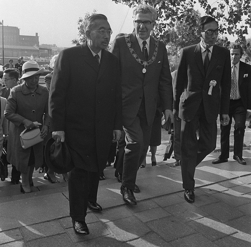 Император Хирохито в Нидерландах. 1971 г. 