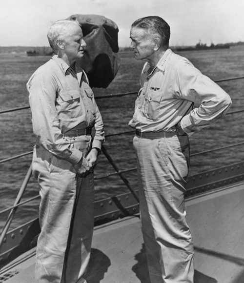 Нимиц и Холзи. 1943 г.