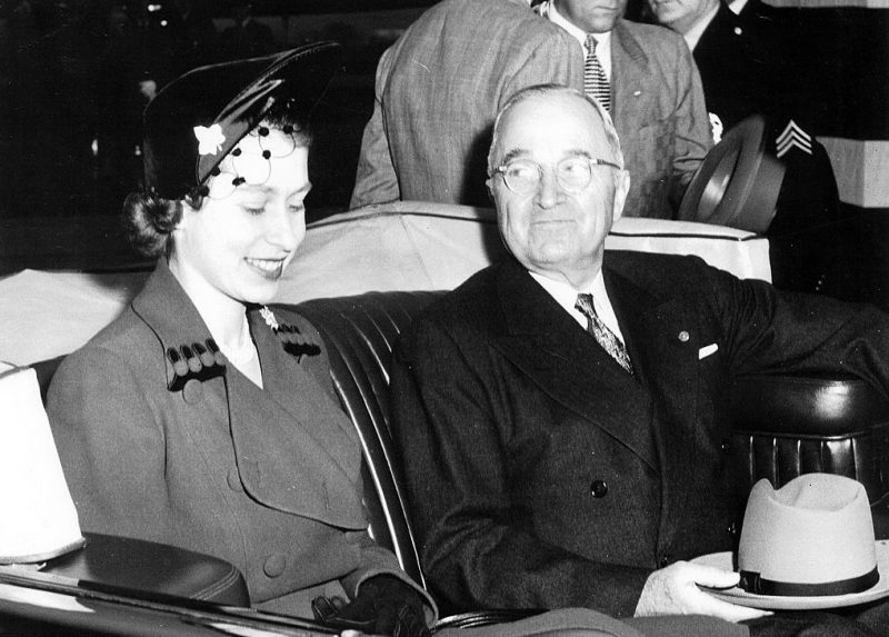 Английская принцесса Елизавета и Гарри С. Трумэн. 1951.