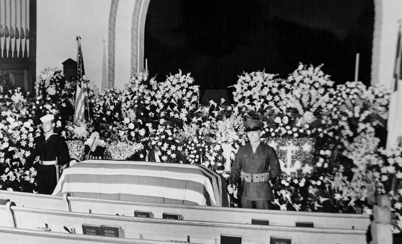 Похороны министра военно-морского флота Фрэнка Нокса. 1944 г.