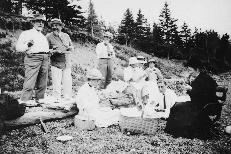 Рузвельт на пикнике. 1906 г.