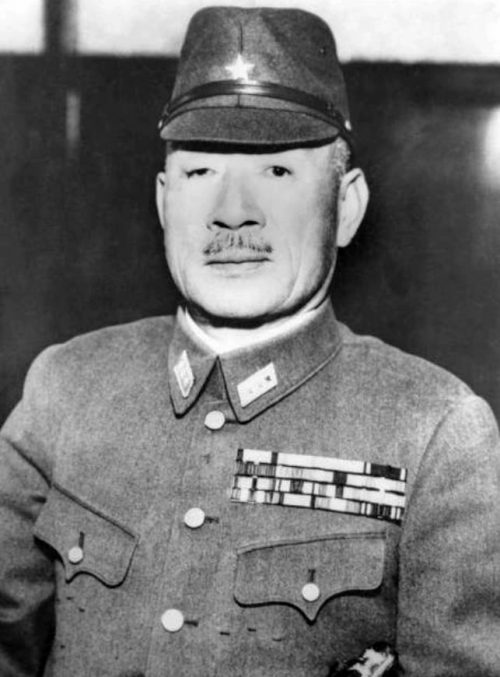 Маршал Сугияма Хадзимэ, военный министр Японской империи. 1945 г.