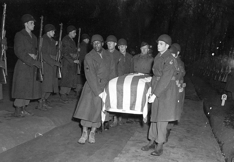 Похороны Джорджа С. Патона. 1945 г.