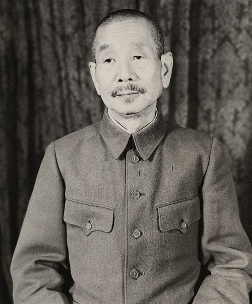Мацуи Иванэ во время трибунала. 1947 г.