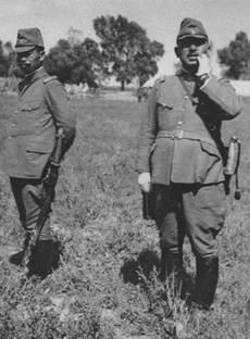 Ренья Мутагути командир 1-го пехотного полка, дислоцированного в Китае. 1937 г.