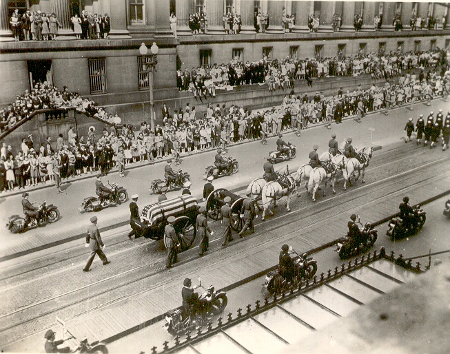 Похороны Рузвельта в Вашингтоне. 14 апреля 1945 г.