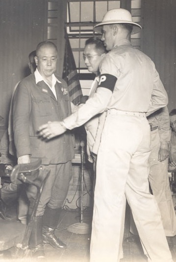 Ямасита на суде в Маниле. 1945 г.