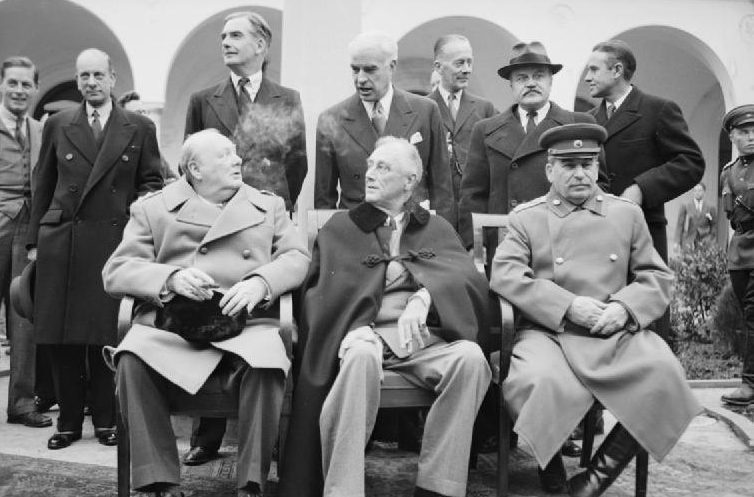 Стеттиниус Эдвард на Ялтинской конференции. 1945 г.
