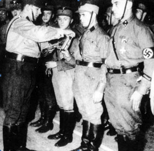 Вручение манжетных лент «Standortführer Gross-Berlin». 1933 г.